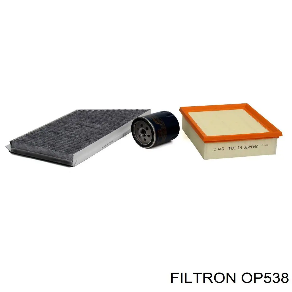 Масляний фільтр двигуна Filtron OP538 ціна, від 5.14 USD