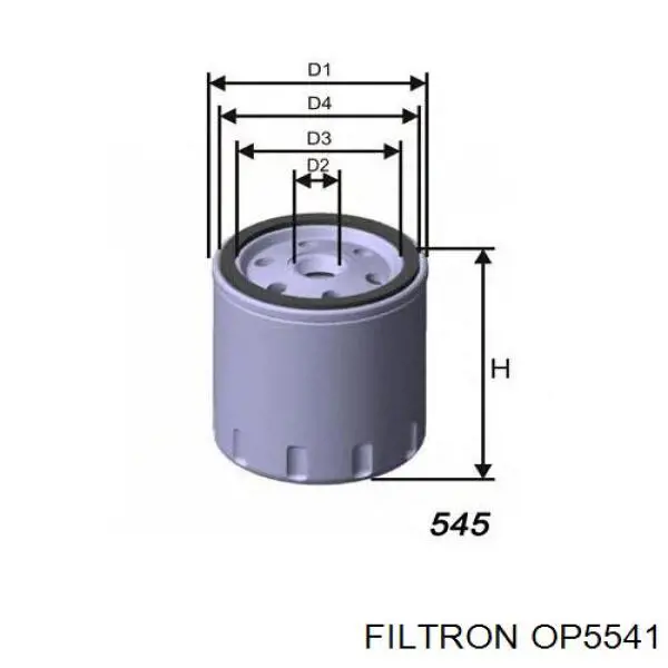 OP5541 Filtron фільтр масляний