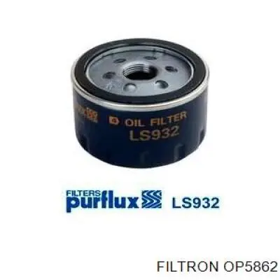 Масляний фільтр OP5862 Filtron