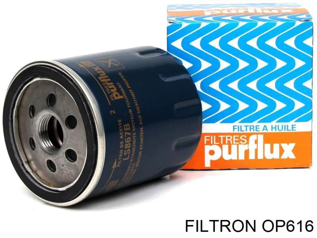 Масляний фільтр двигуна Filtron OP616 ціна, від 5.13 USD