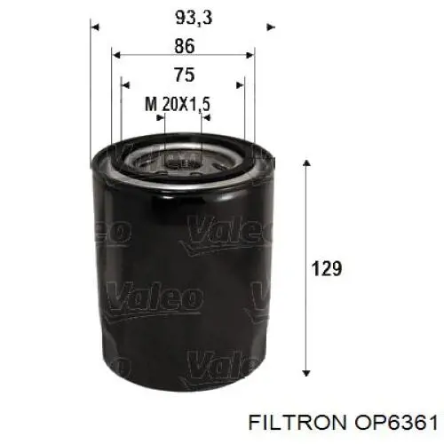 Купити OP6361 Filtron Фільтр очищення масла відцентровий