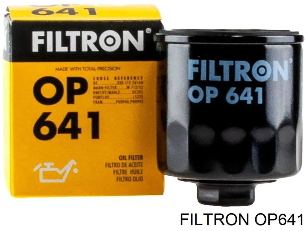Масляний фільтр двигуна Filtron OP641 ціна, від 4.90 USD