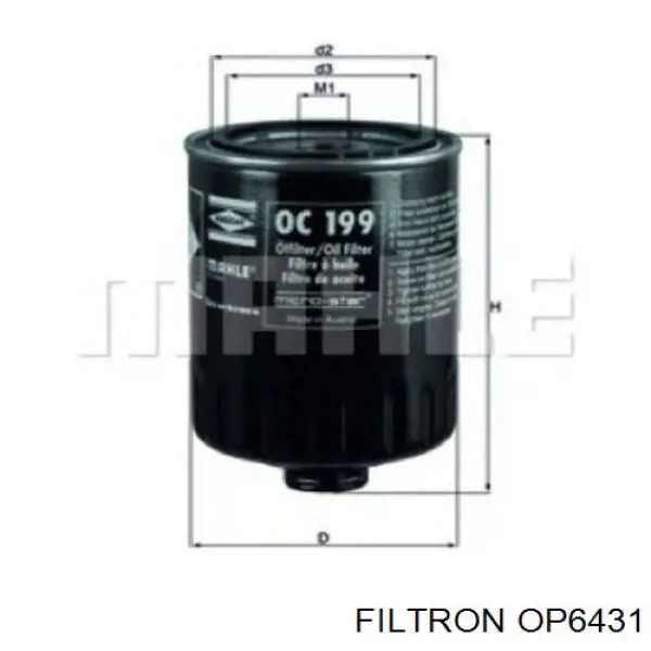 Купити OP6431 Filtron Фільтр очищення масла відцентровий