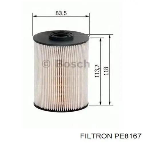 Купити PE8167 Filtron Фільтр-відстійник палива грубої очистки