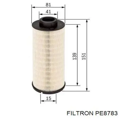 Фільтр тонкого очищення палива Filtron PE8783 ціна, від 18.86 USD