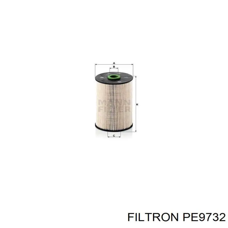 Паливний фільтр PE9732 Filtron