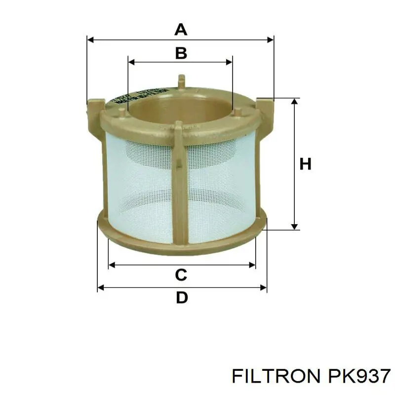 PK937 Filtron фільтр паливний