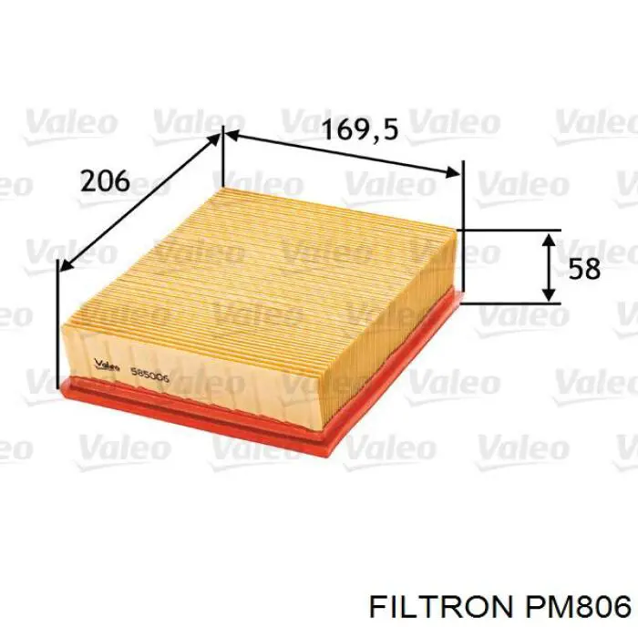Фільтр тонкого очищення палива Filtron PM806 ціна, від 3.08 USD