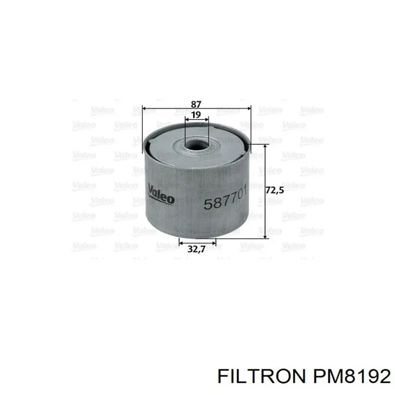 Фільтр паливний Filtron PM8192