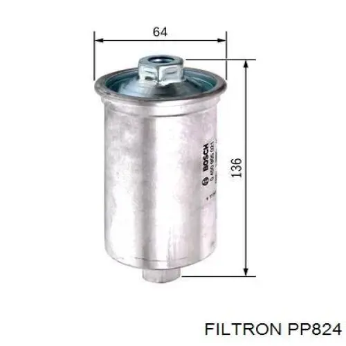 PP824 Filtron фільтр паливний