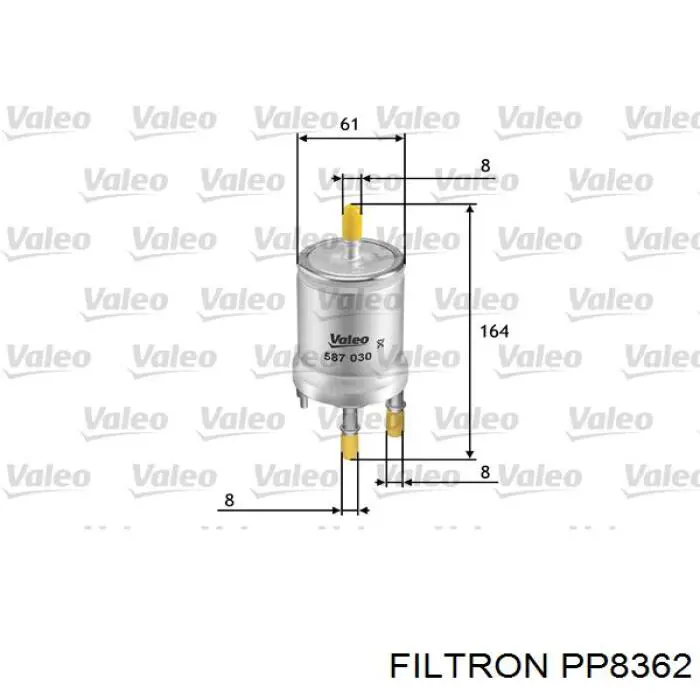 Фільтр тонкого очищення палива Filtron PP8362 ціна, від 18.65 USD