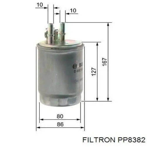 Паливний фільтр PP8382 Filtron