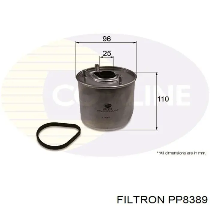 Фільтр тонкого очищення палива Filtron PP8389 ціна, від 27.87 USD