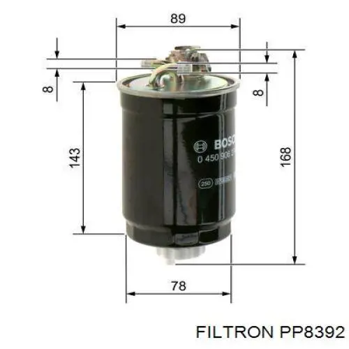 PP8392 Filtron фільтр паливний