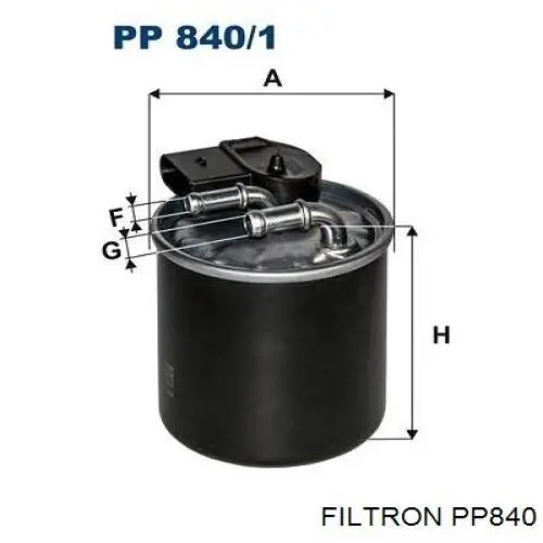 PP840 Filtron фільтр паливний