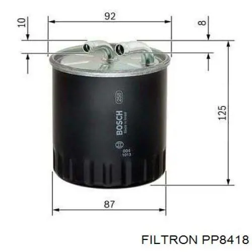 PP8418 Filtron фільтр паливний