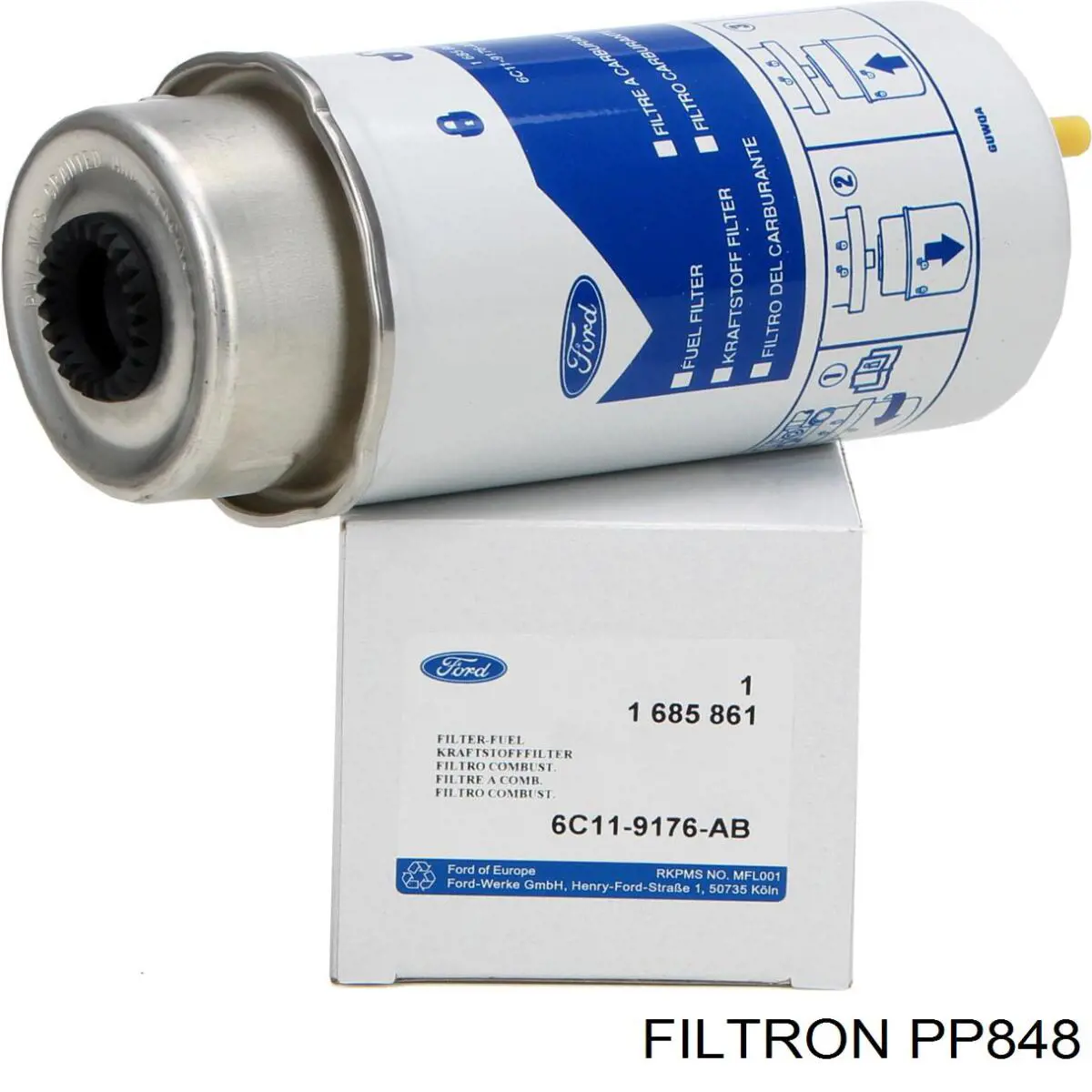 Фільтр тонкого очищення палива Filtron PP848 ціна, від 6.90 USD