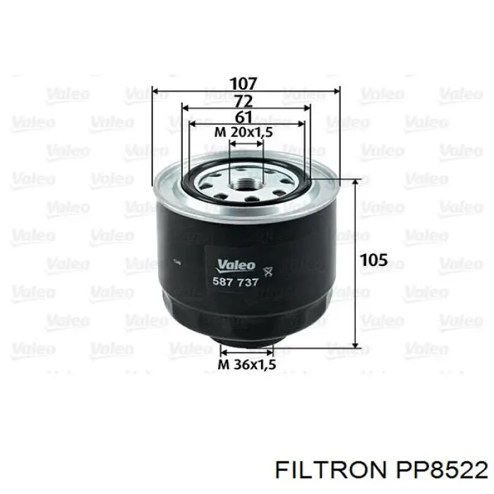Паливний фільтр PP8522 Filtron