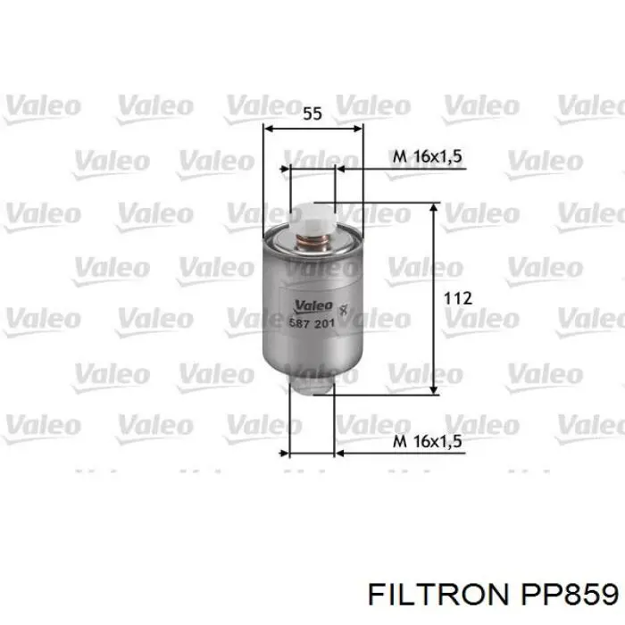 Фільтр тонкого очищення палива Filtron PP859 ціна, від 4.19 USD