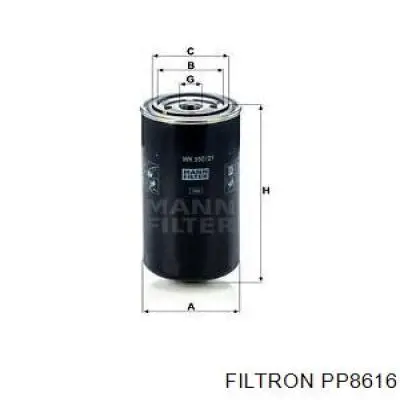 Купити PP8616 Filtron Фільтр-відстійник палива грубої очистки