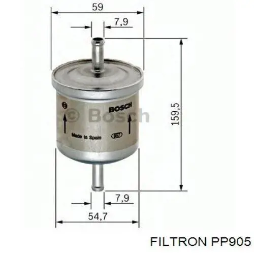 PP905 Filtron фільтр паливний