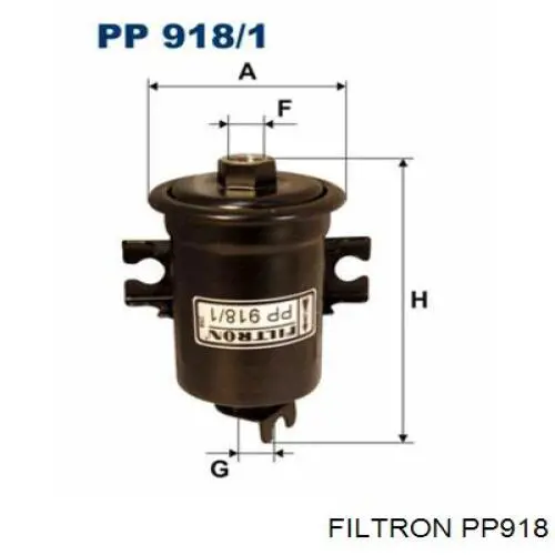 PP918 Filtron фільтр паливний