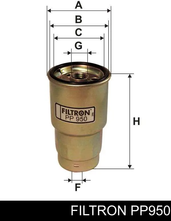 Купити PP950 Filtron Фільтр-відстійник палива грубої очистки
