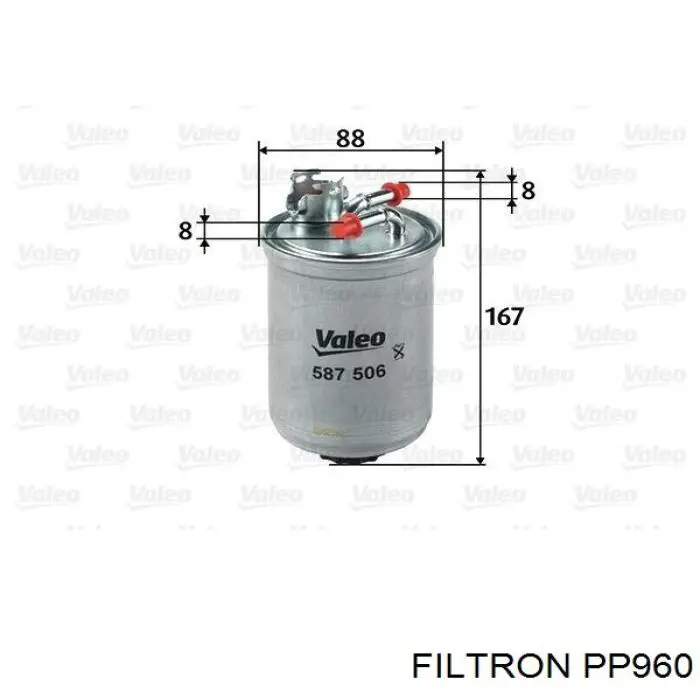Купити PP960 Filtron Фільтр-відстійник палива грубої очистки