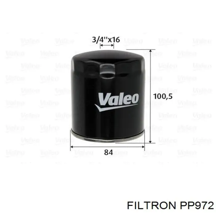 Фільтр тонкого очищення палива Filtron PP972 ціна, від 5.97 USD