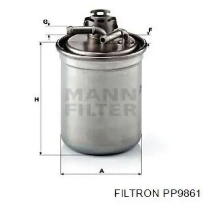 PP9861 Filtron Фільтр палива