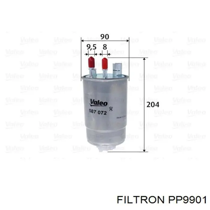 PP9901 Filtron фільтр паливний