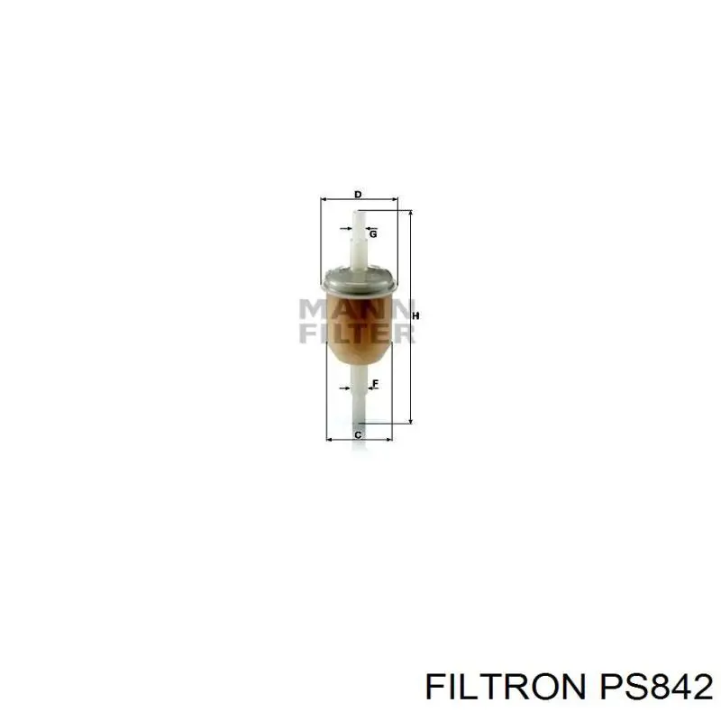 Купити PS842 Filtron Фільтр-відстійник палива грубої очистки
