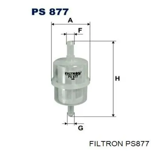Купити PS877 Filtron Фільтр-відстійник палива грубої очистки
