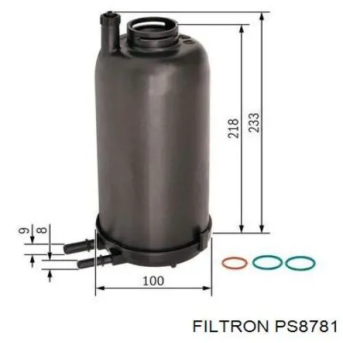 PS8781 Filtron Фільтр палива