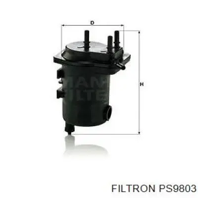 Паливний фільтр PS9803 Filtron