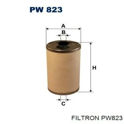 PW823 Filtron фільтр паливний