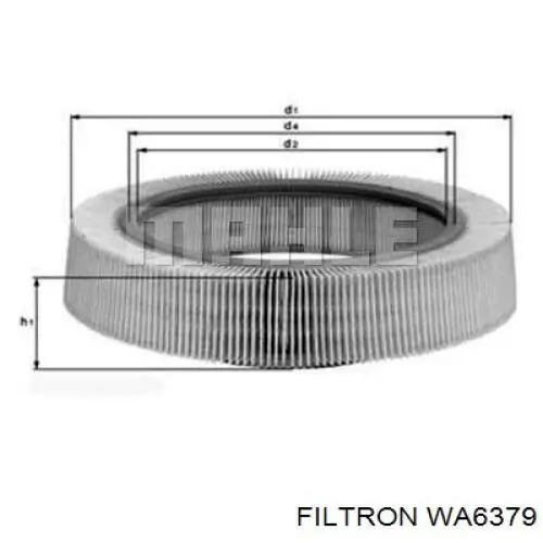 WA6379 Filtron фільтр повітряний