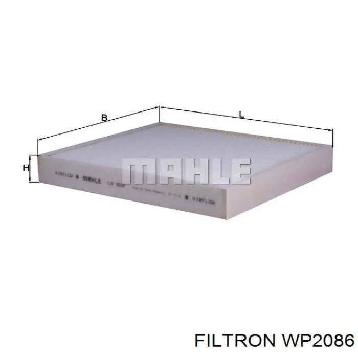 Фільтр салону WP2086 Filtron