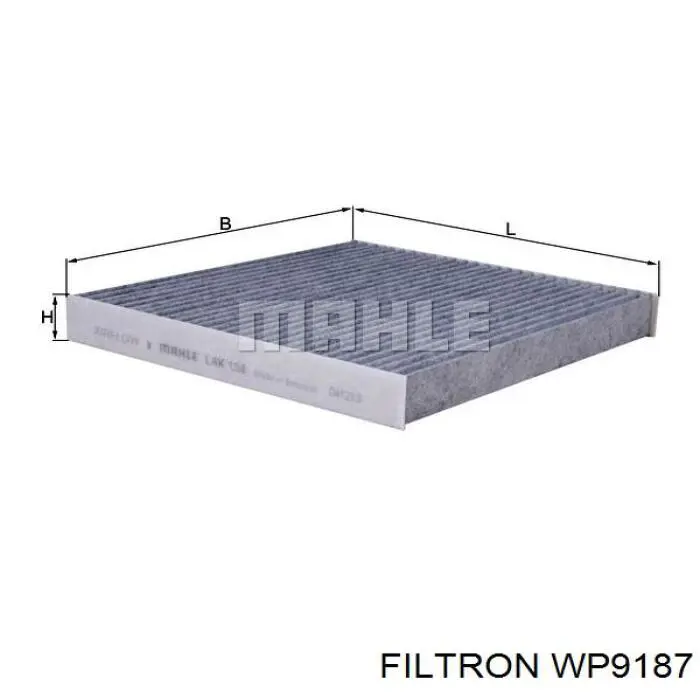 WP9187 Filtron Внутрішньосалонний фільтр