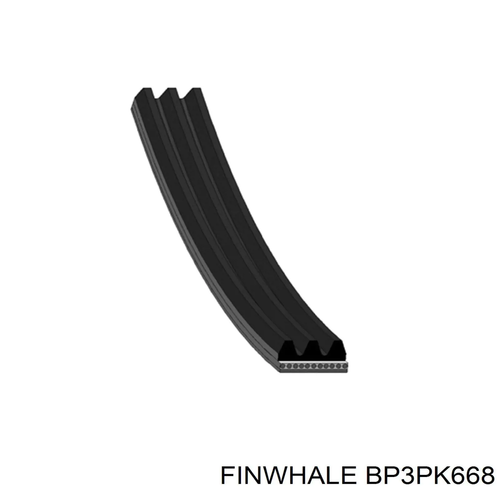 BP3PK668 Finwhale ремінь приводний, агрегатів