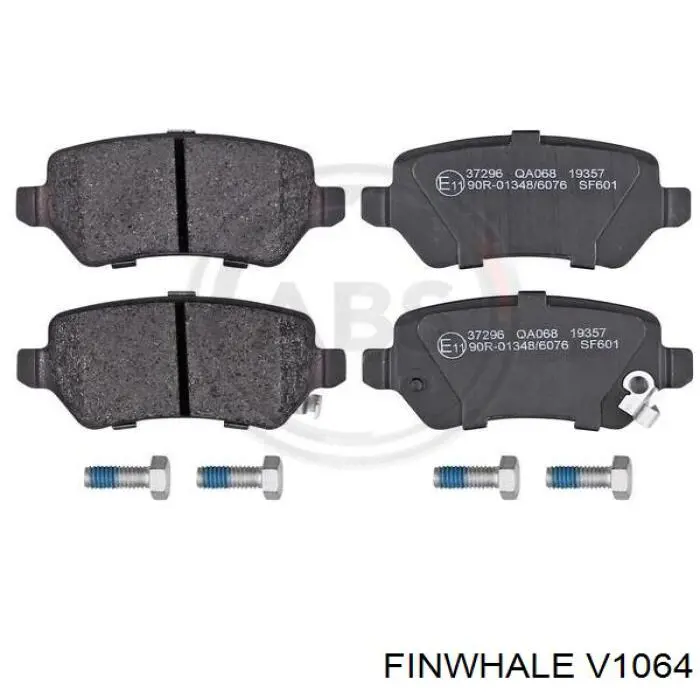 Задні гальмівні колодки V1064 Finwhale