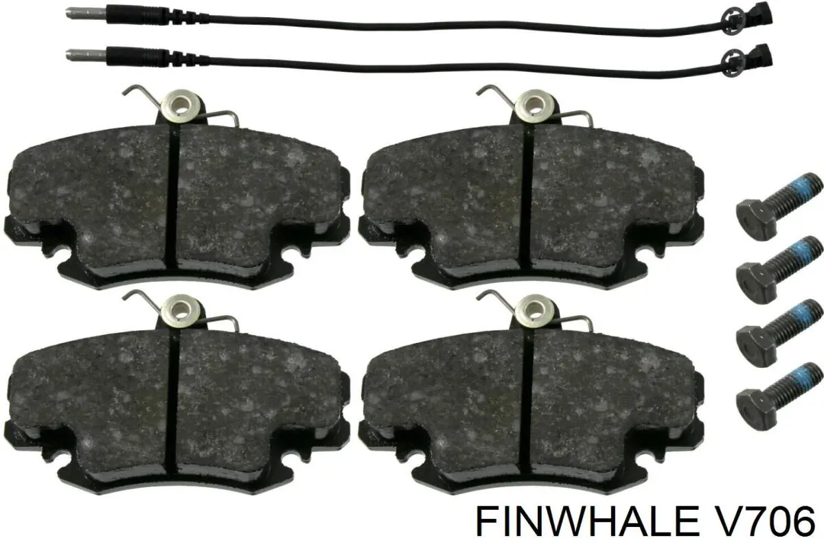 V706 Finwhale Передні гальмівні колодки