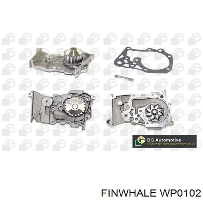 WP0102 Finwhale Насос охолодження