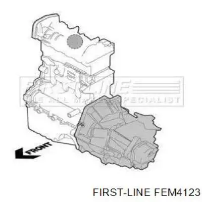 Подушка (опора) двигуна, верхня FEM4123 FIRST LINE
