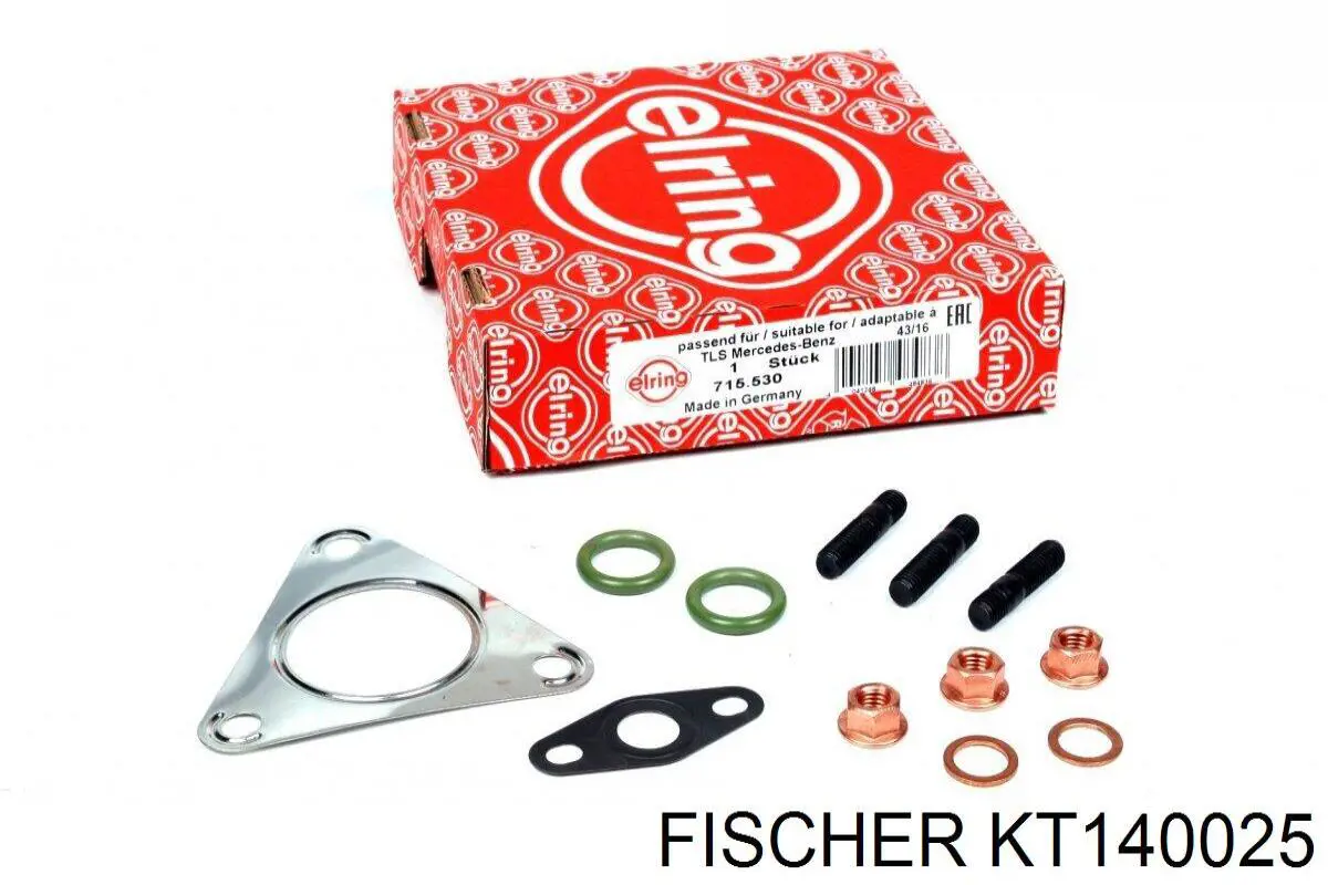 KT140025 Georg Fisher прокладка турбіни, монтажний комплект