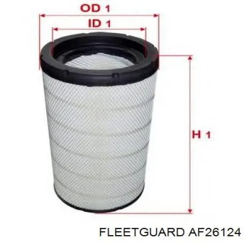 Купити AF26124 Fleetguard Автомобільний фільтр повітря