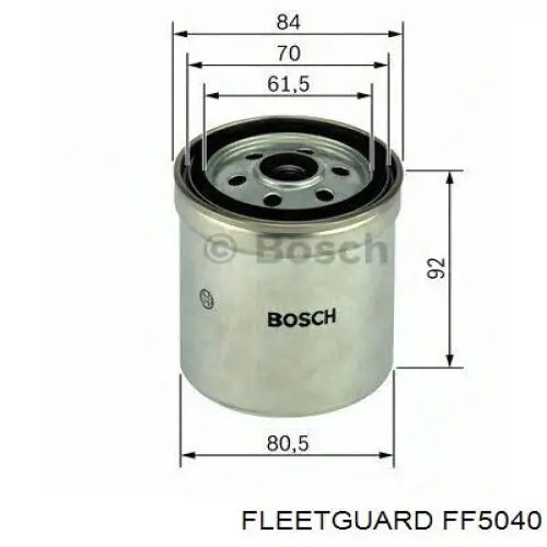 FF5040 Fleetguard Фільтр палива