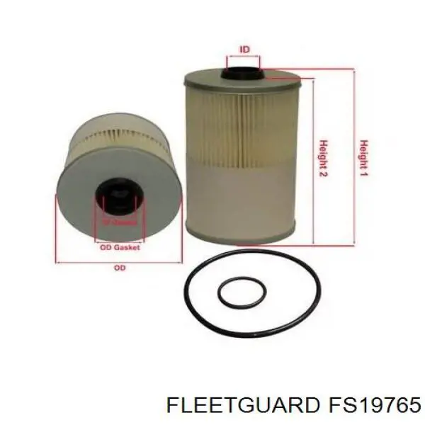 Фільтр тонкого очищення палива Donaldson P550851 ціна, від 23.84 USD