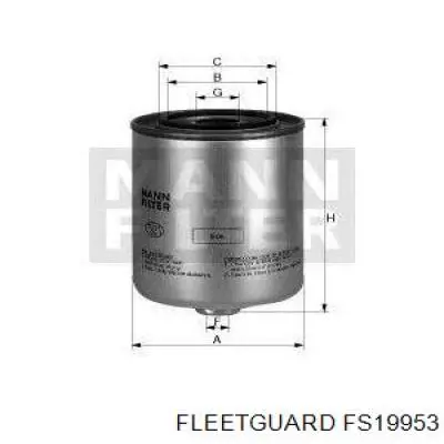 Фільтр тонкого очищення палива Fleetguard FS19953 ціна, від 22.04 USD
