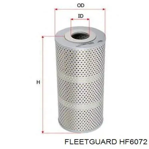 HF6072 Fleetguard Фільтр гідравлічної системи